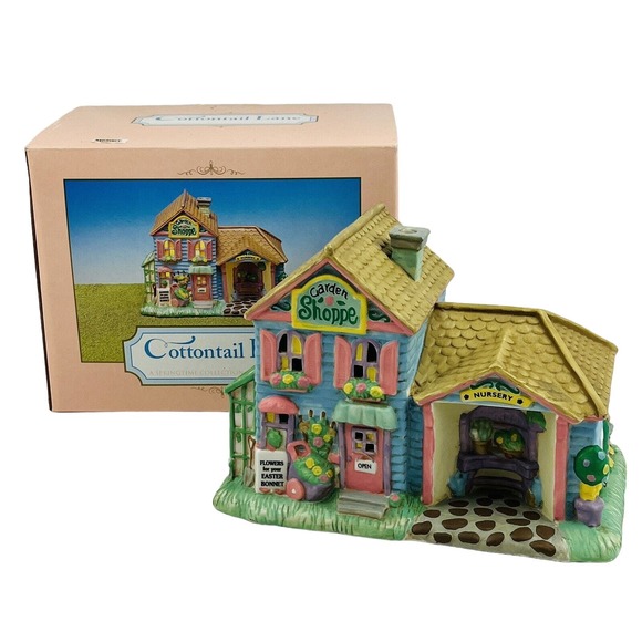 Cottontail Lighted‎ Garden Shoppe & Nursery Easter Cottage Midwest Cannon Falls - Picture 1 of 9